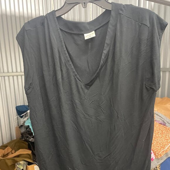 Woman's Grey SomaV-Neck Top Size M - Picture 1 of 2